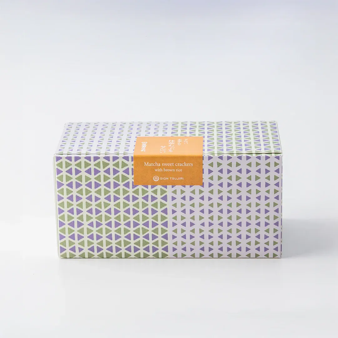 GIONTSUGIRI Matcha Brown Rice Crackers 1 box