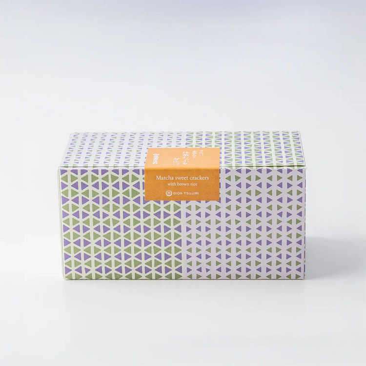 GIONTSUGIRI Matcha Brown Rice Crackers