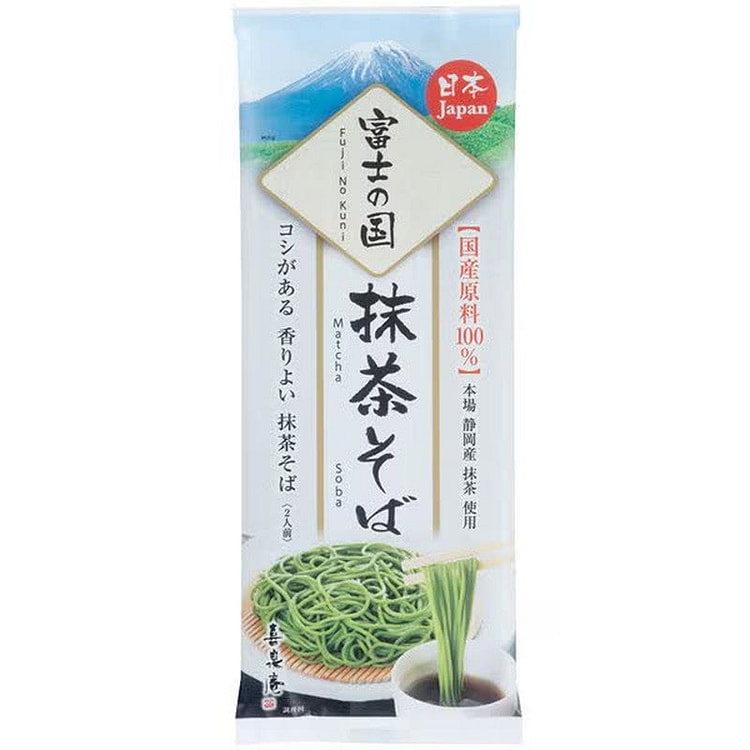 Ikeshima Fujinokuni Matcha Soba Noodles 180g 1 each