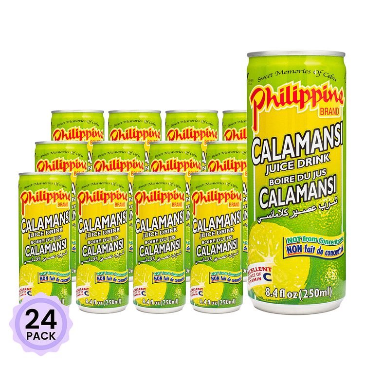 Philippine Brand 卡曼橘果汁 250 毫升*24 包