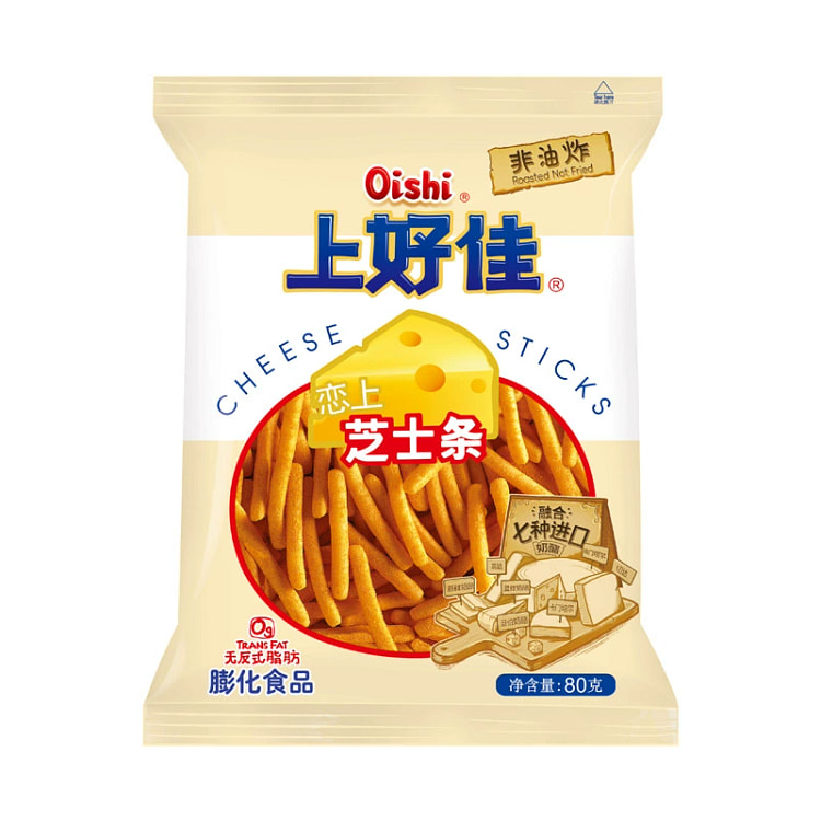 上好佳芝士条80g*1袋脆香膨化怀旧儿时童年解馋办公休闲小吃零食