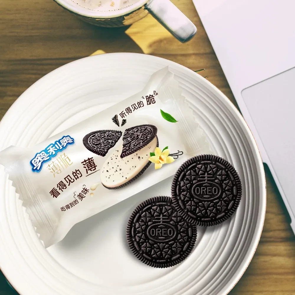 Oreo Thin Crispy Sandwich Cookies Vanilla Flavor 190 g - Weee!