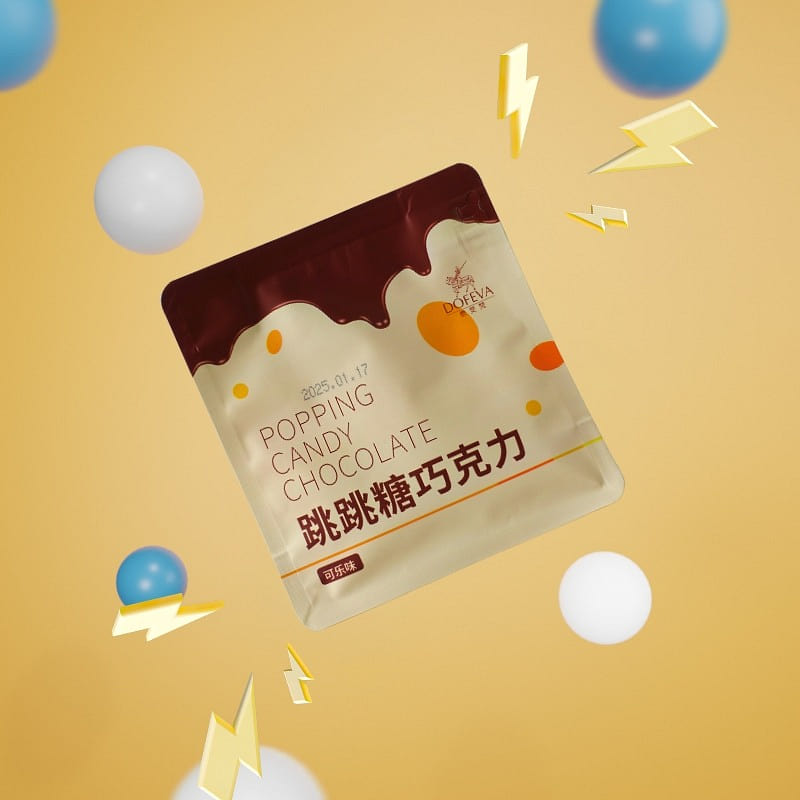 德斐梵纯可可脂可乐味跳跳糖巧克力黑巧生巧牛奶90g 90 克