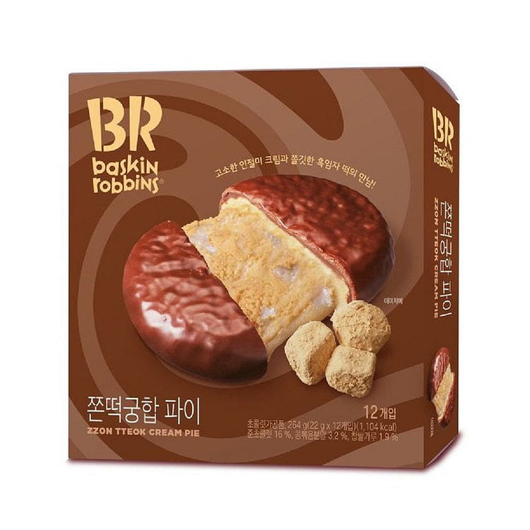 베스킨 쫀떡궁합파이 22g x 12p