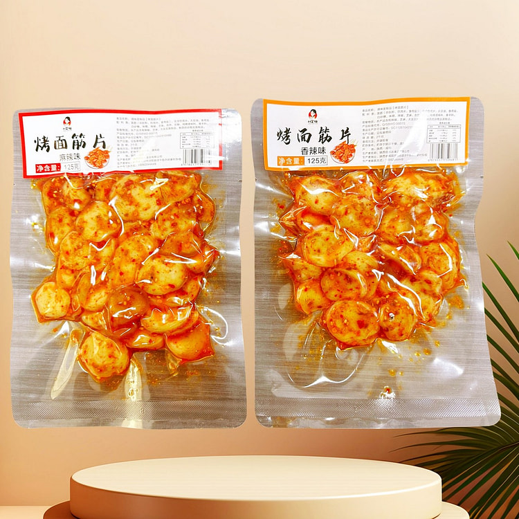 陕西风味爆款面筋辣条小吃1袋*125g