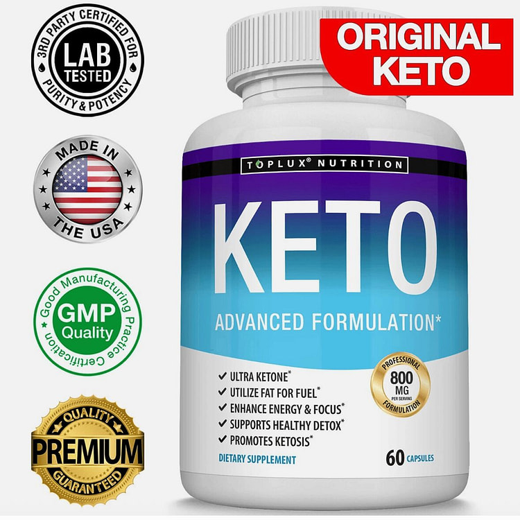 Keto Diet Pills BHB Best Ketogenic Carb Blocker Ad 1 bottle