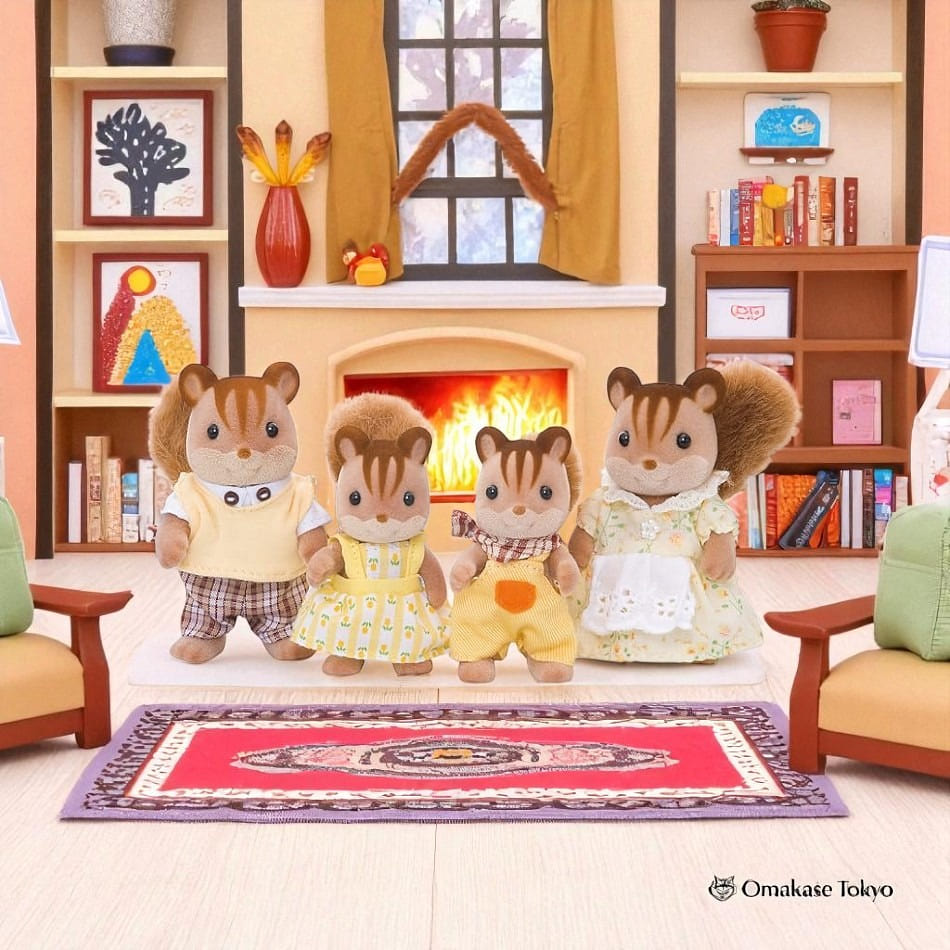 Sylvanian Families FS-17-Family of Walnut Squirrel 200 g
