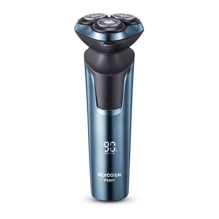 FICO Razor Men’s Electric Rechargeable Shaving Beard Razor FS901 Blue 1 each