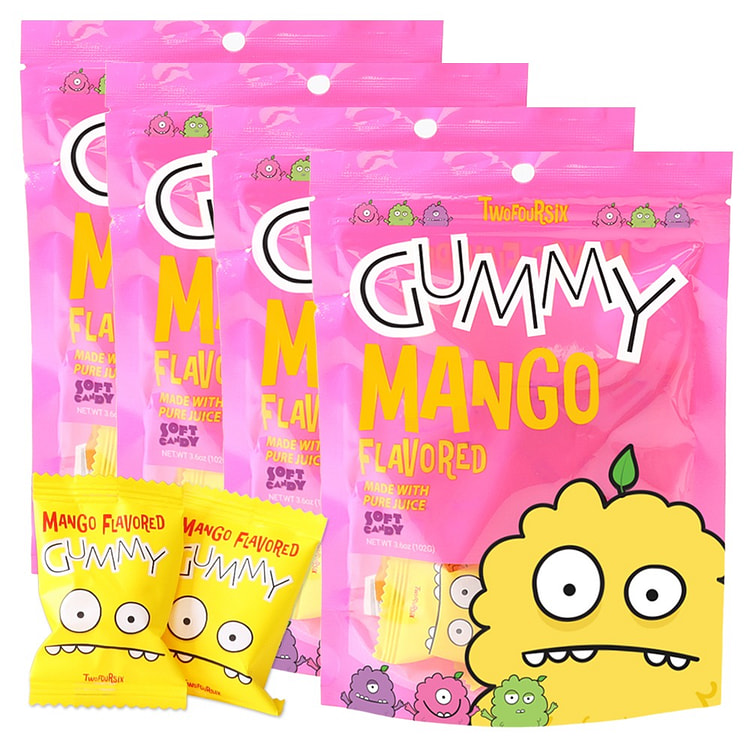 TwoFourSix Mango Gummy 4 Pack 102 g*4 pack