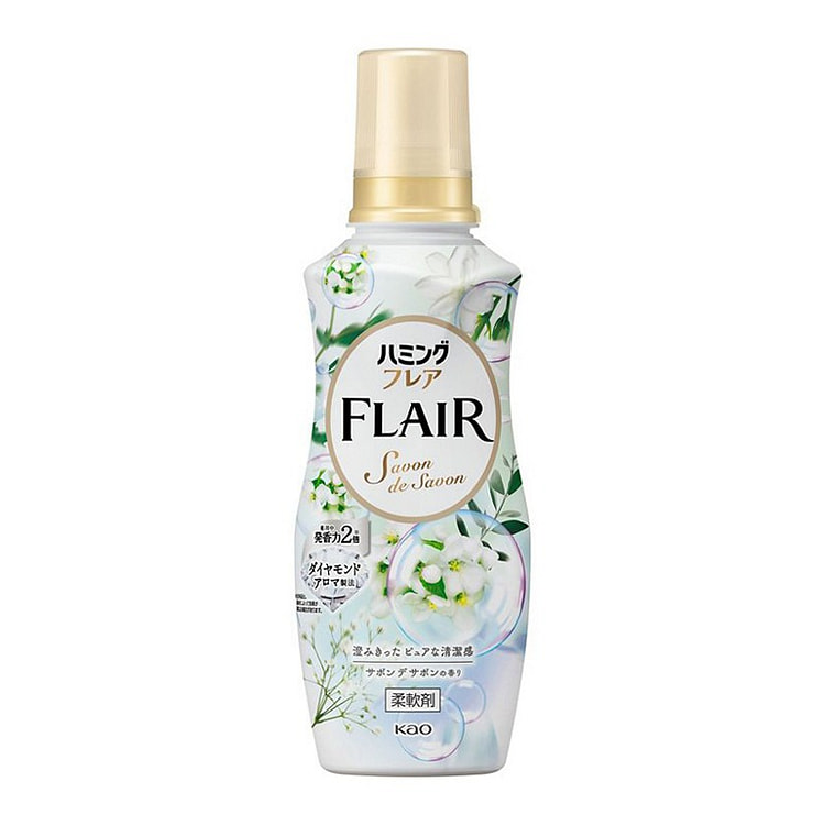 KAO FLAIR Fabric Softener White Floral Scent 520ml 1 each