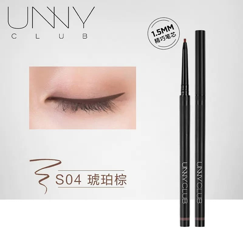 UNNY CLUB SLIM COLOR EYELINER-S04 Dark Brown 1.5mm 1 count