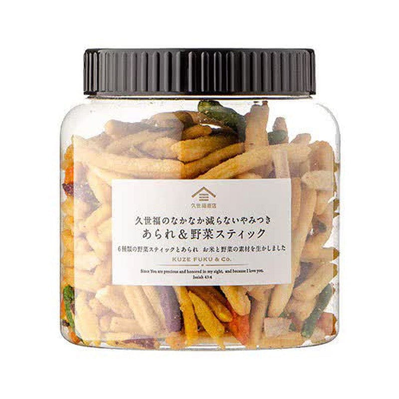Kuze Fuku Addictive Rice & Veggie Sticks 250g 1 each