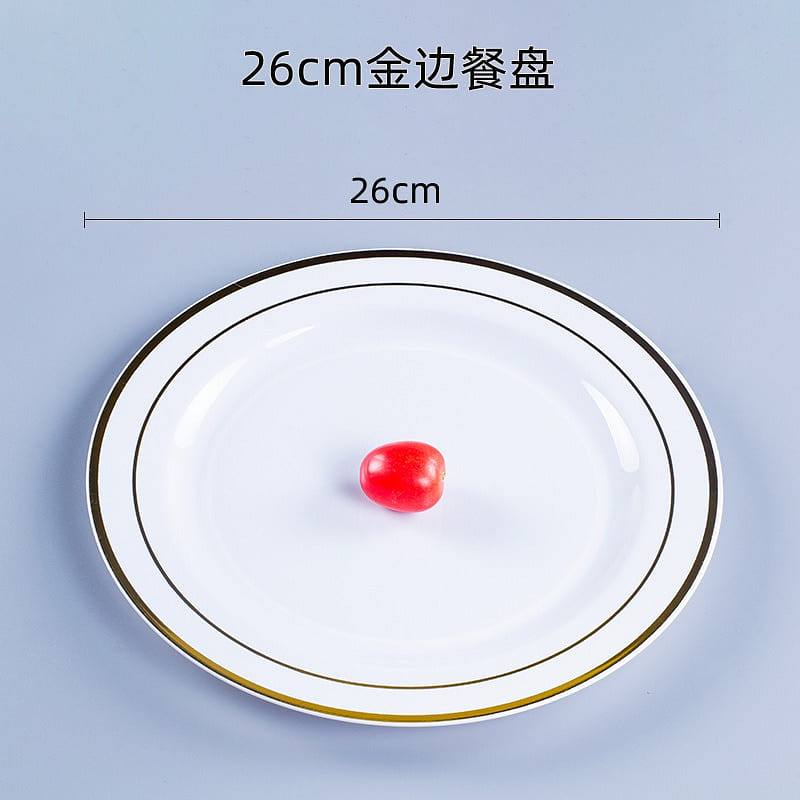 Disposable Western-style plates 20 each