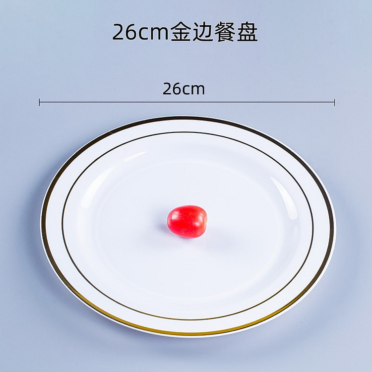 Disposable Western-style plates 20 each