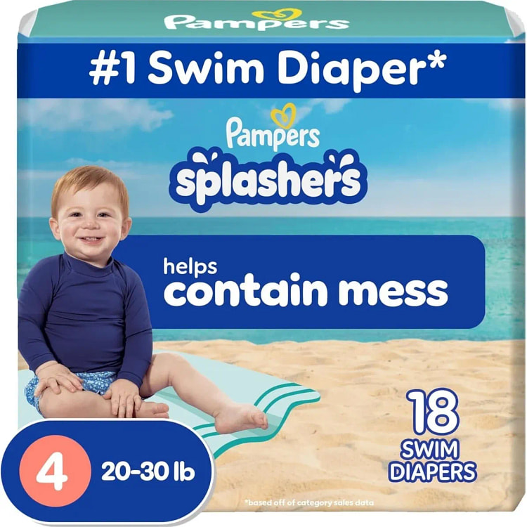 Pampers Splashers 游泳裤 1 包