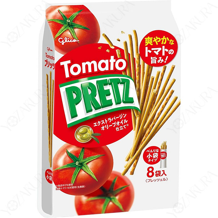 Glico PRETZ Tomato Flavor 8P 110g 1 pack