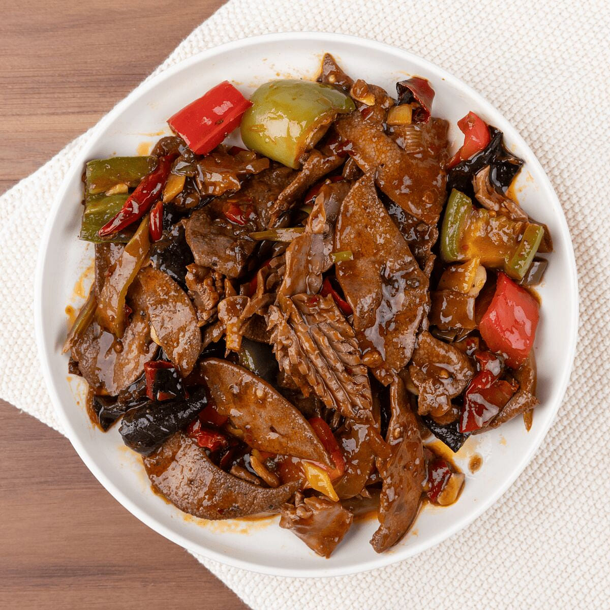 肝腰合炒(辣)400g 1 份