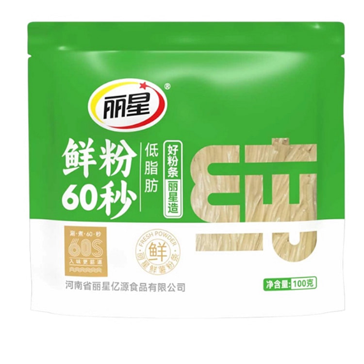 丽星  红薯鲜粉条 100g*1袋 100 克