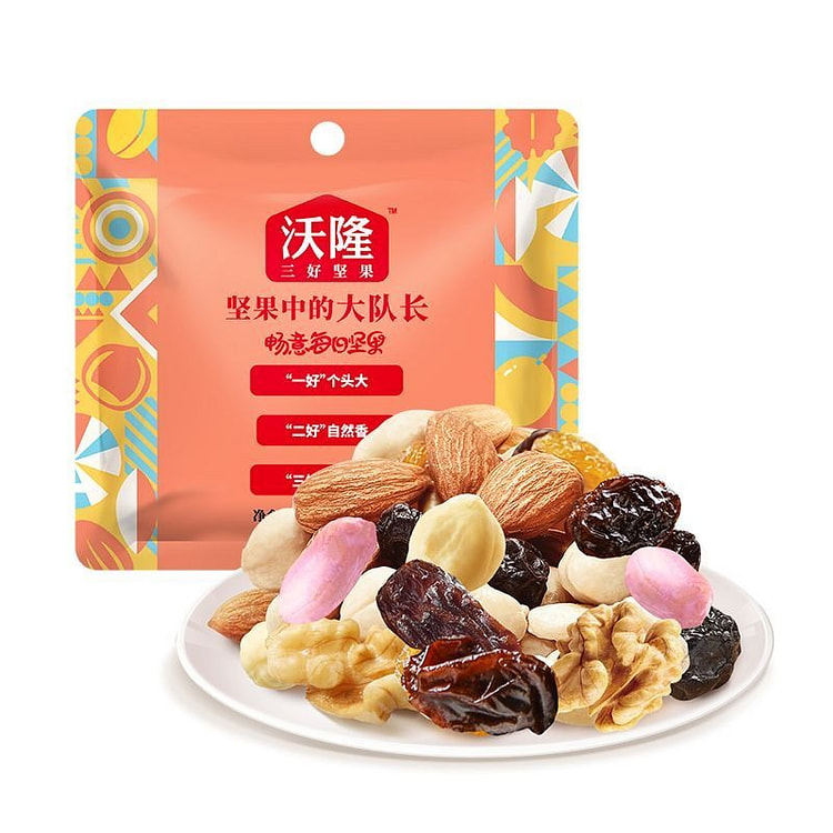 沃隆每日坚果25g*5包混合果仁果干独立小包装 125 克
