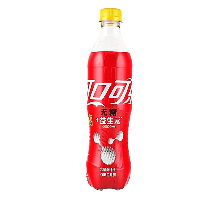 Coke Zero + Prebiotics 500 瓶
