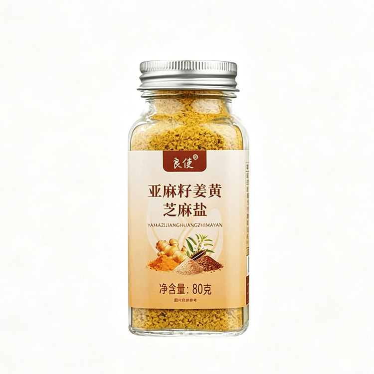 良使亚麻籽姜黄芝麻盐蘸料增香调味料80g 80 克
