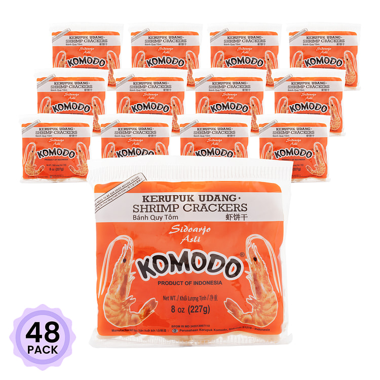 Bánh Phồng Tôm Komodo 8 oz*48 pack