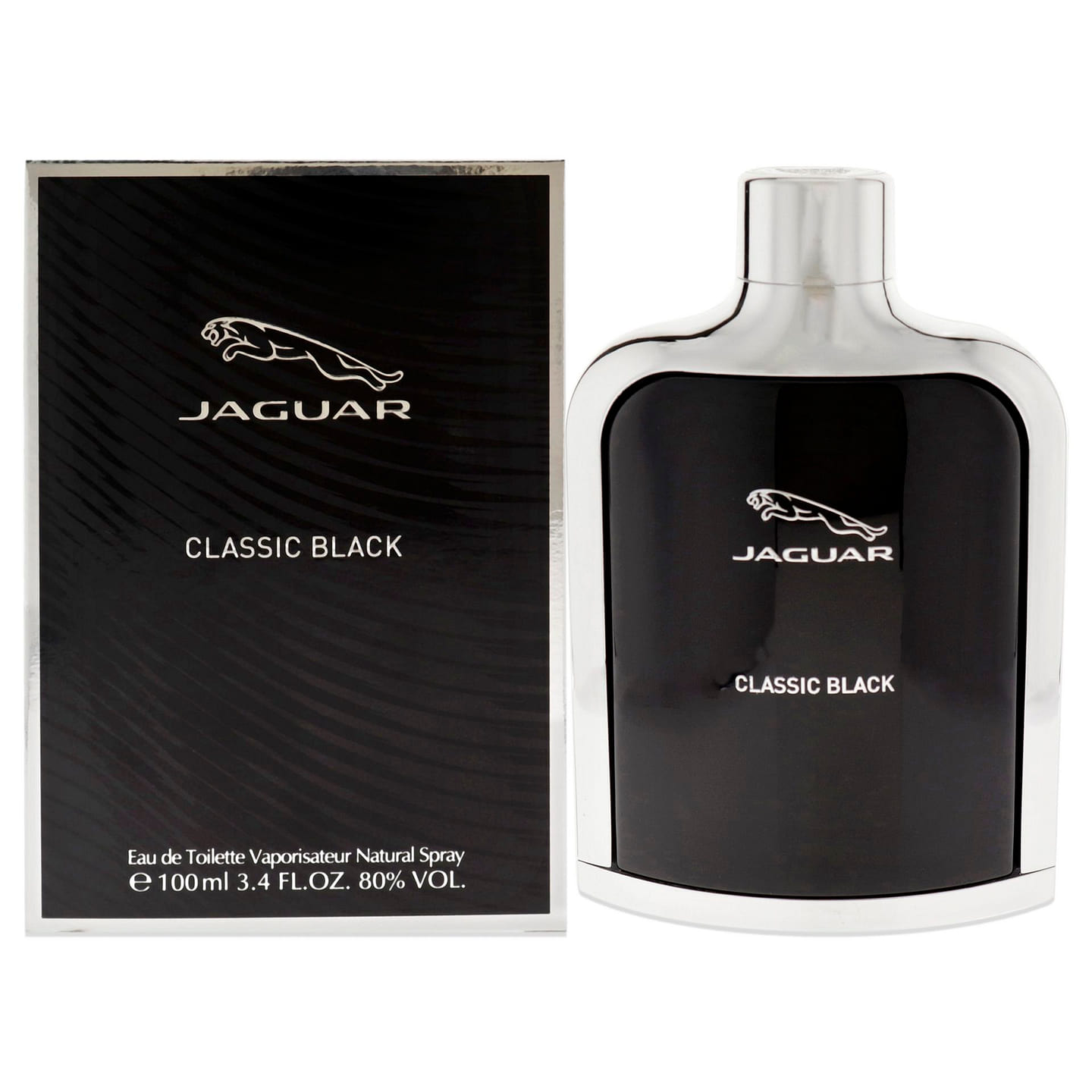 Jaguar Classic Black by Jaguar for Men – 3.4 oz 3.4 oz