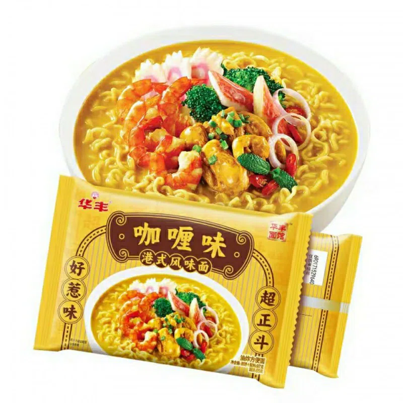 Curry flavor Huafeng instant noodles *1 bag 97 g