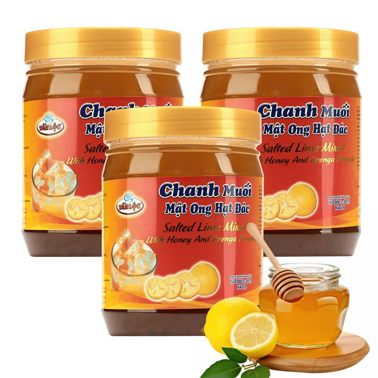 Tấn Lộc 咸柠子饮 龙眼蜜款 3瓶装