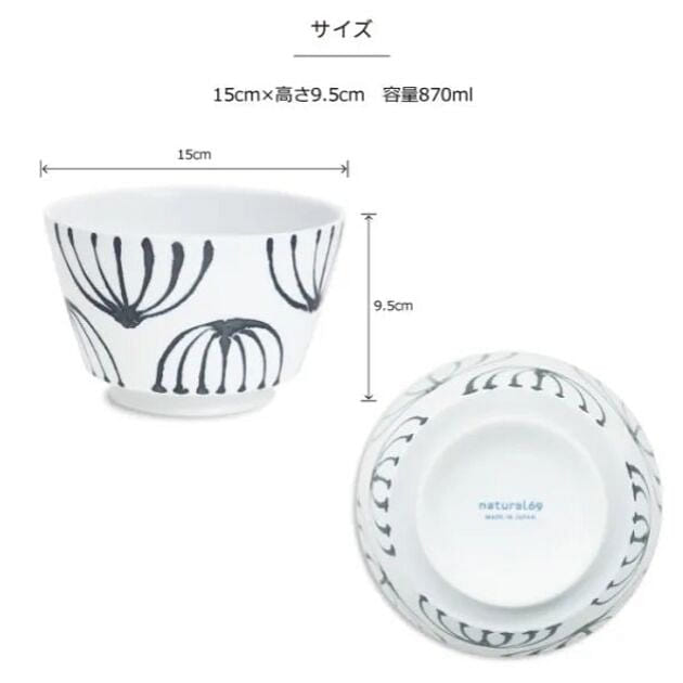 Hasami ware Steel Line Don Bowl Series- Onion 1 count