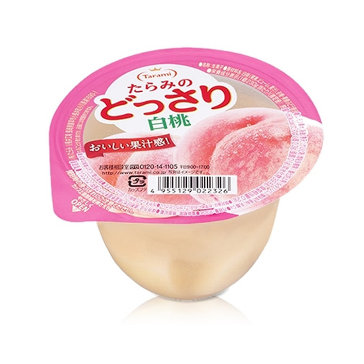 多良见 白桃果肉果冻 休闲小零食