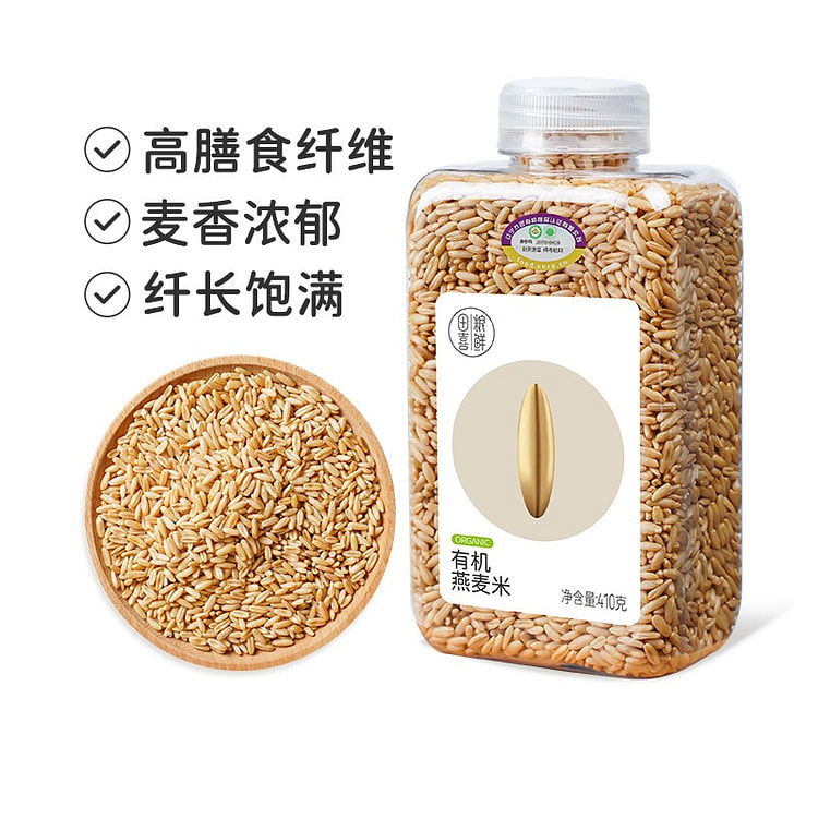 田喜粮鲜有机燕麦煮燕麦粥410g 410 克