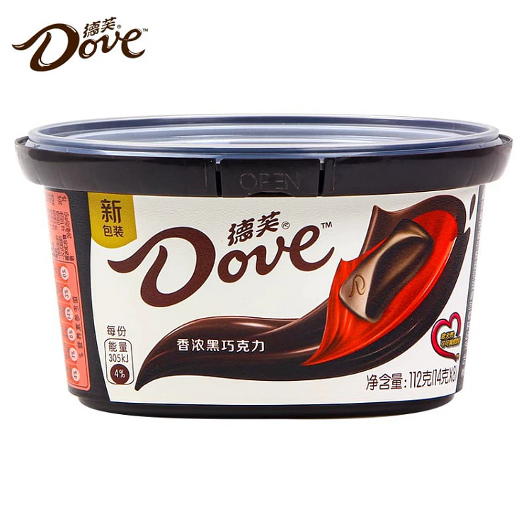 Dove Dark Chocolate 112g