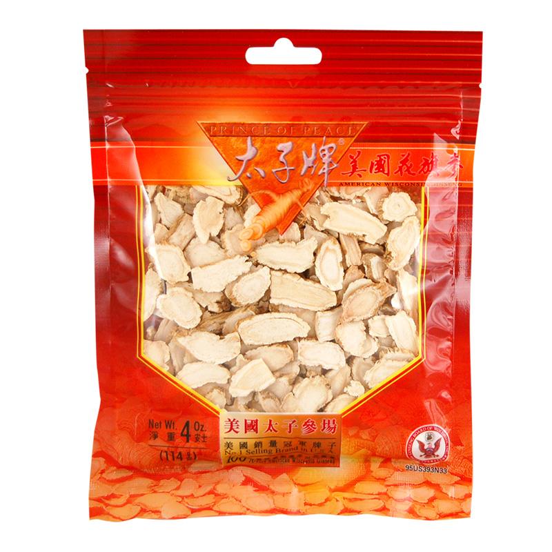 太子牌威州花旗參切片禮袋裝, 4安士 1 盒