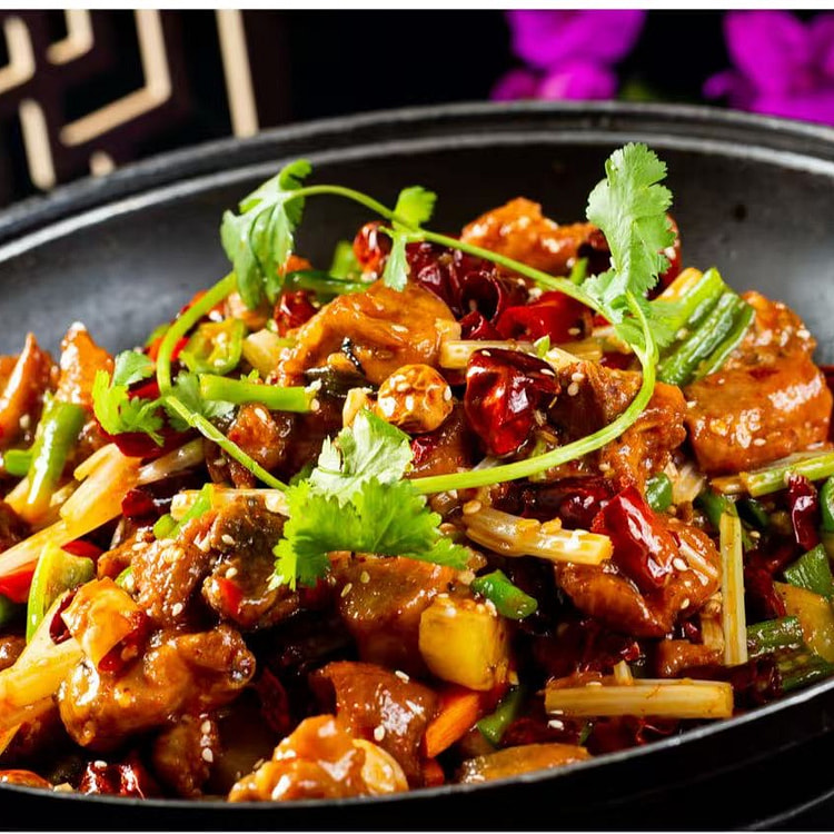 Dry Pot With Pork Intestines