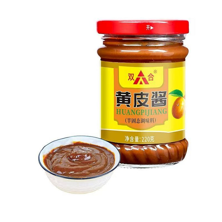 双合黄皮酱220g*1瓶 广西卷筒粉肠粉蘸酱