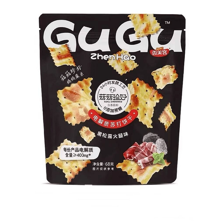 SAMKO Mushroom Truffle Ham Soda Crackers 68 g