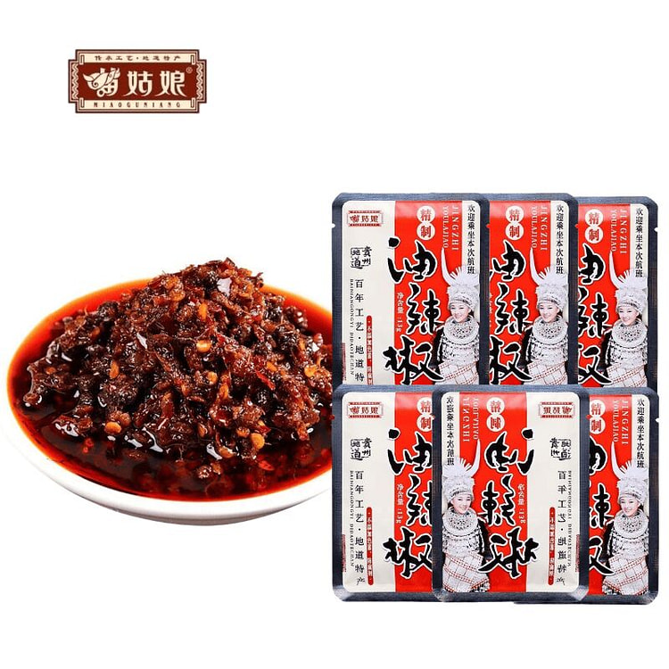 Oil chili sauce 13g*6pcs /1bag 78 g
