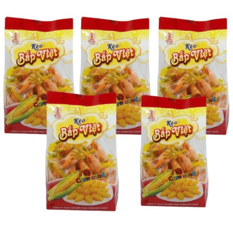 [Duc Hanh] Combo 5 Corn Jelly Candy 400g Bag 5 count