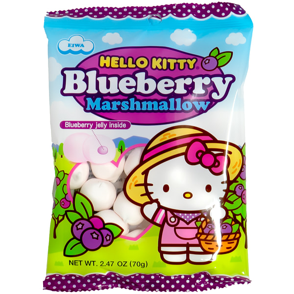Eiwa Hello Kitty 蓝莓棉花糖