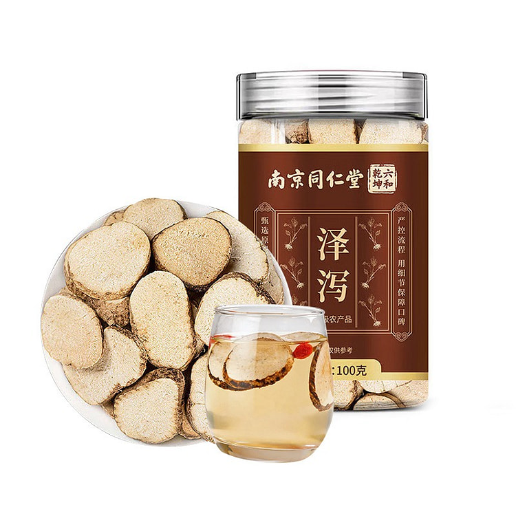 南京同仁堂 泽泻 100g 罐装泽泻片 100 克