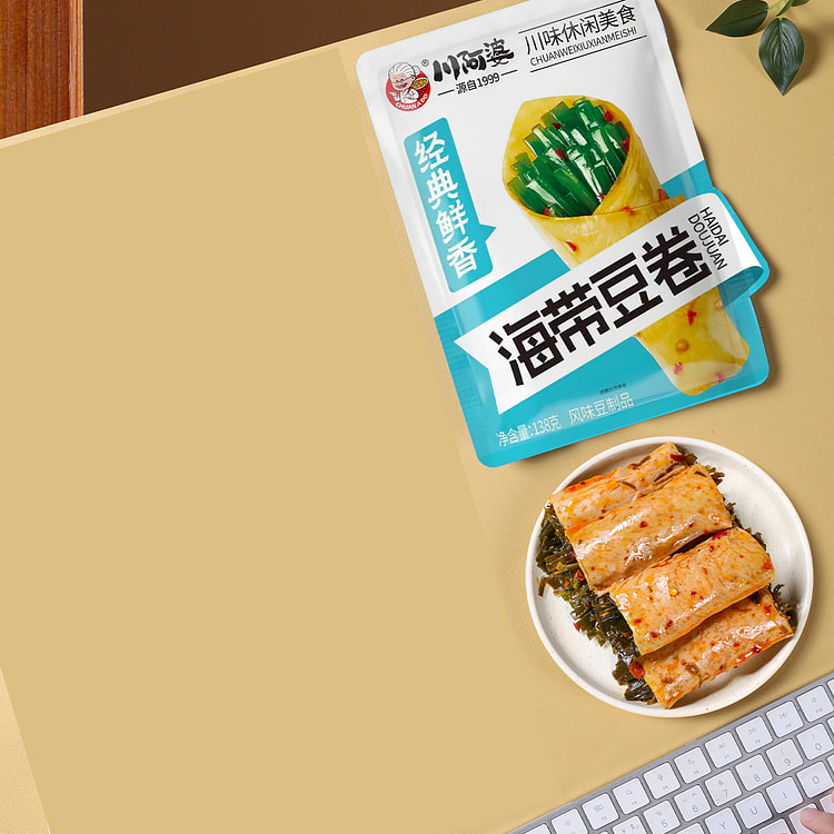 川阿婆海带豆卷夹心 138g*1袋装