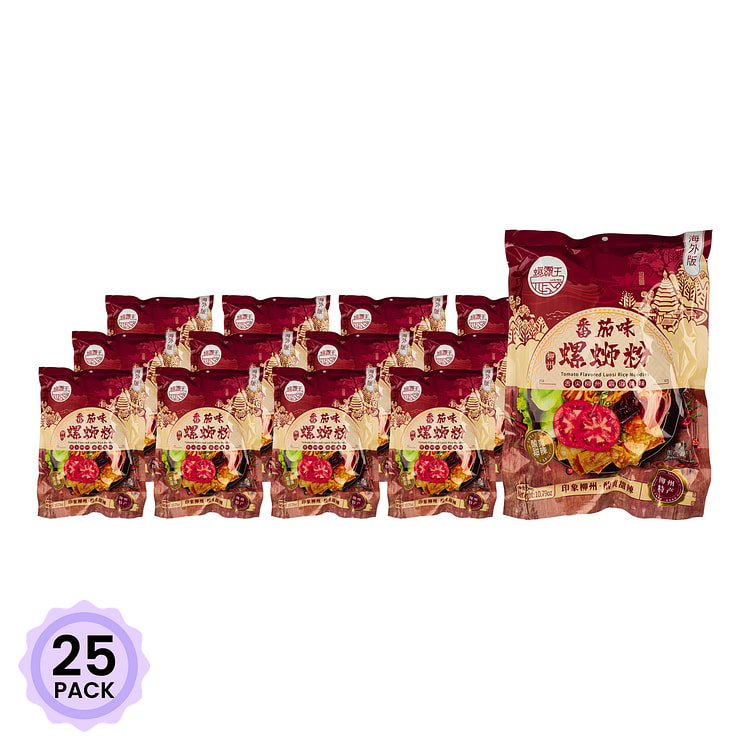 螺霸王 柳州螺蛳粉 番茄味 306 克*25 包