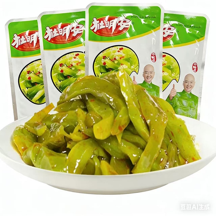 杜明安 香辣莴笋咸菜14g*5包 70 克