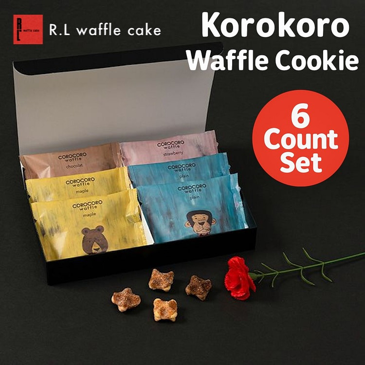R.L Korokoro Waffle Cookie 6 Count Set
