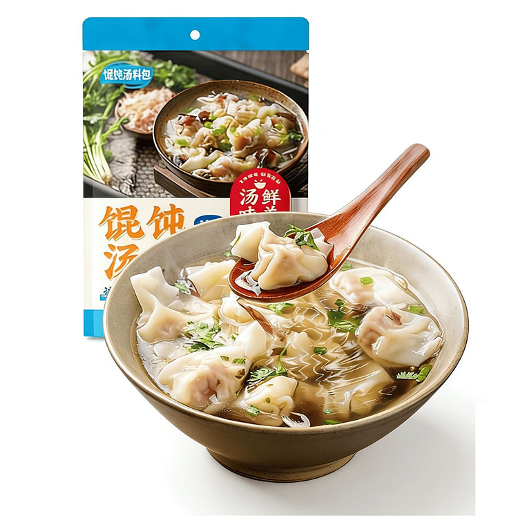 云山半馄饨汤料包紫菜虾皮冲泡混沌水饺云吞速食汤调味 45 克