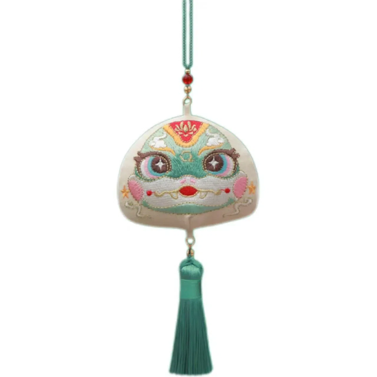 Zodiac Three-Dimensional Green Dragon Peace Perfume Bag Gift Box-Snake 1 each