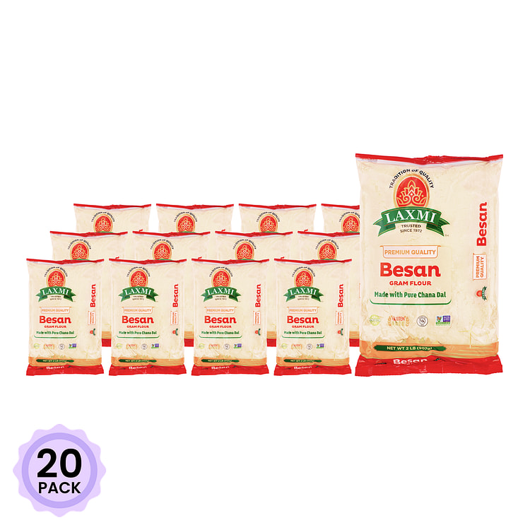Laxmi Besan Gram Flour 2 lb*20 pack