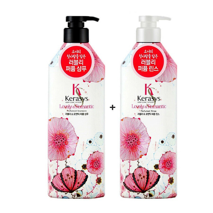 韩国 KERASYS 花香洗发水+护发素水仙花