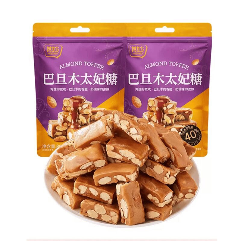 Qimiao Almond Toffee 20pc 80g*2 160 g
